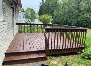 Wooden Front Porch